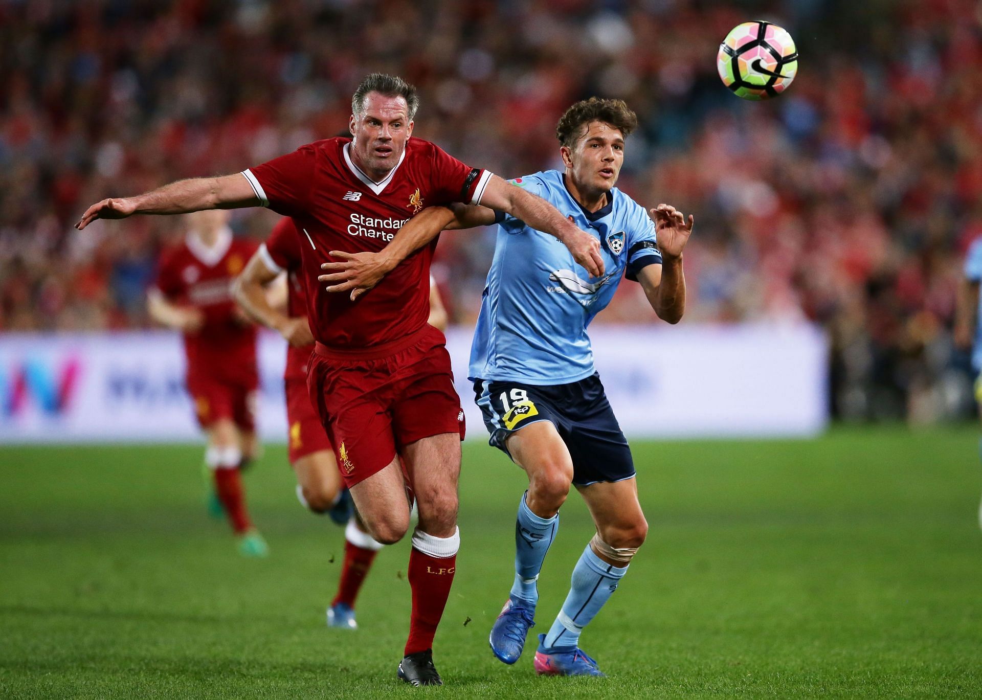 Carragher started off with the club's youth academy in 1996.
